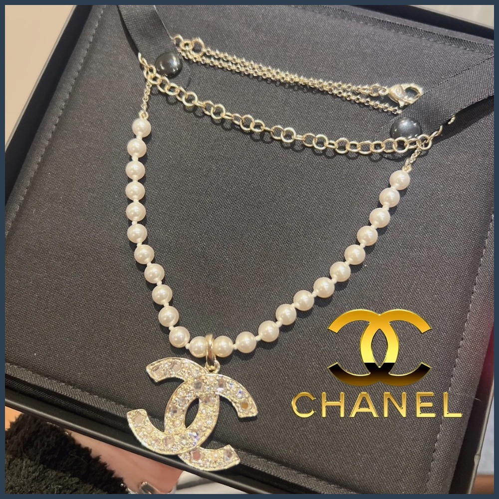 【上品パール♡】CHANEL エレガントネックレス