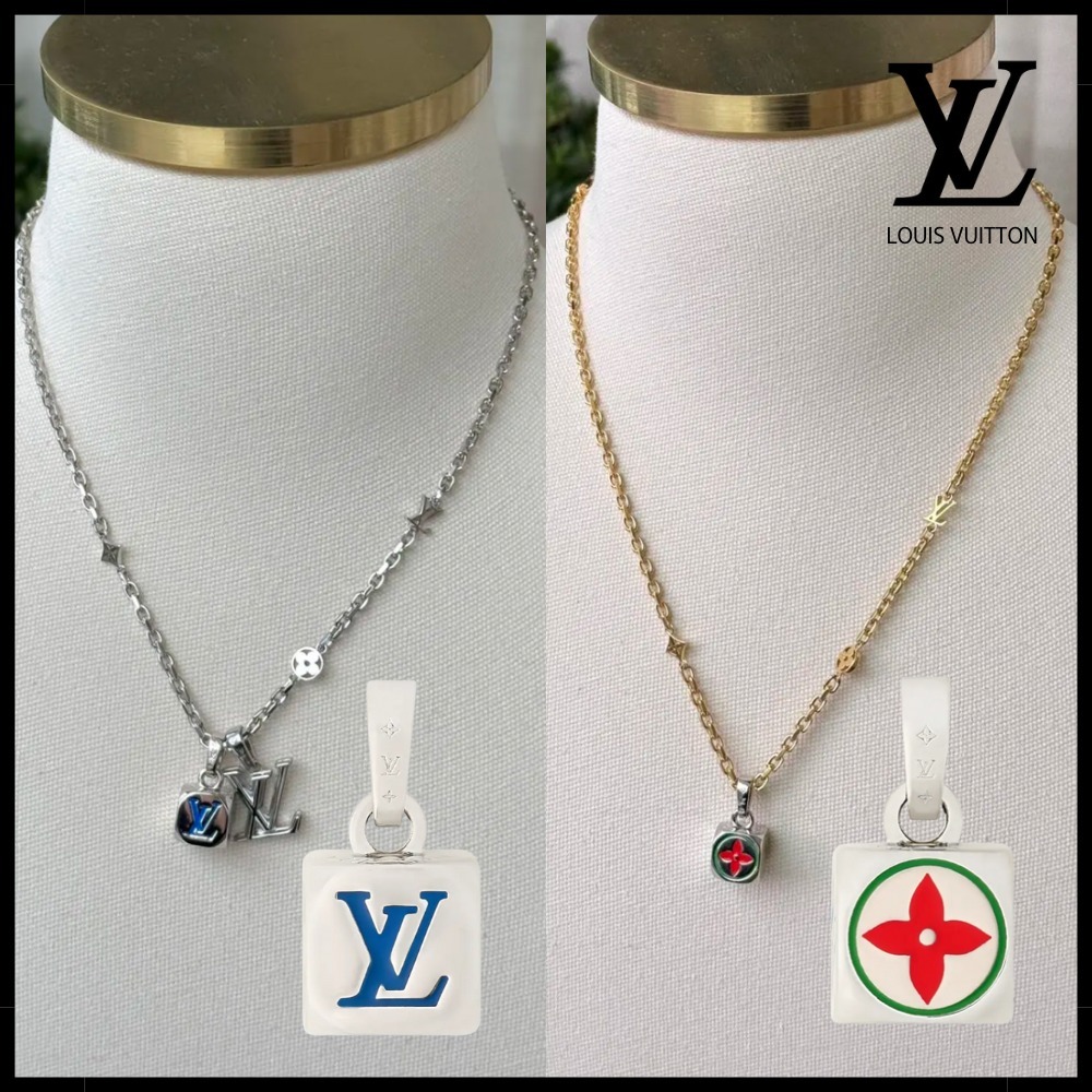 【上品な遊び心】Louis Vuitton チャーム LV ダイス ネックレス