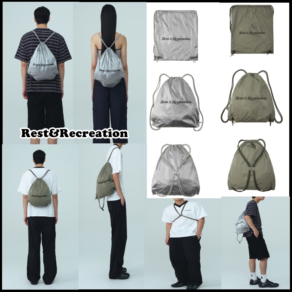 ★男女兼用★Rest&Recreation★NYLON RUNNING BAG★日本未入荷★