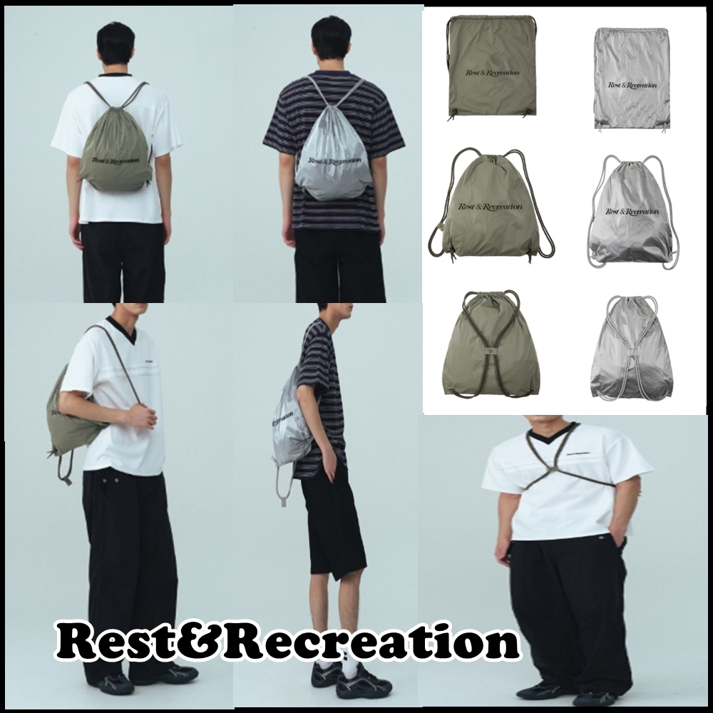 ★男女兼用★Rest&Recreation★NYLON RUNNING BAG★日本未入荷★