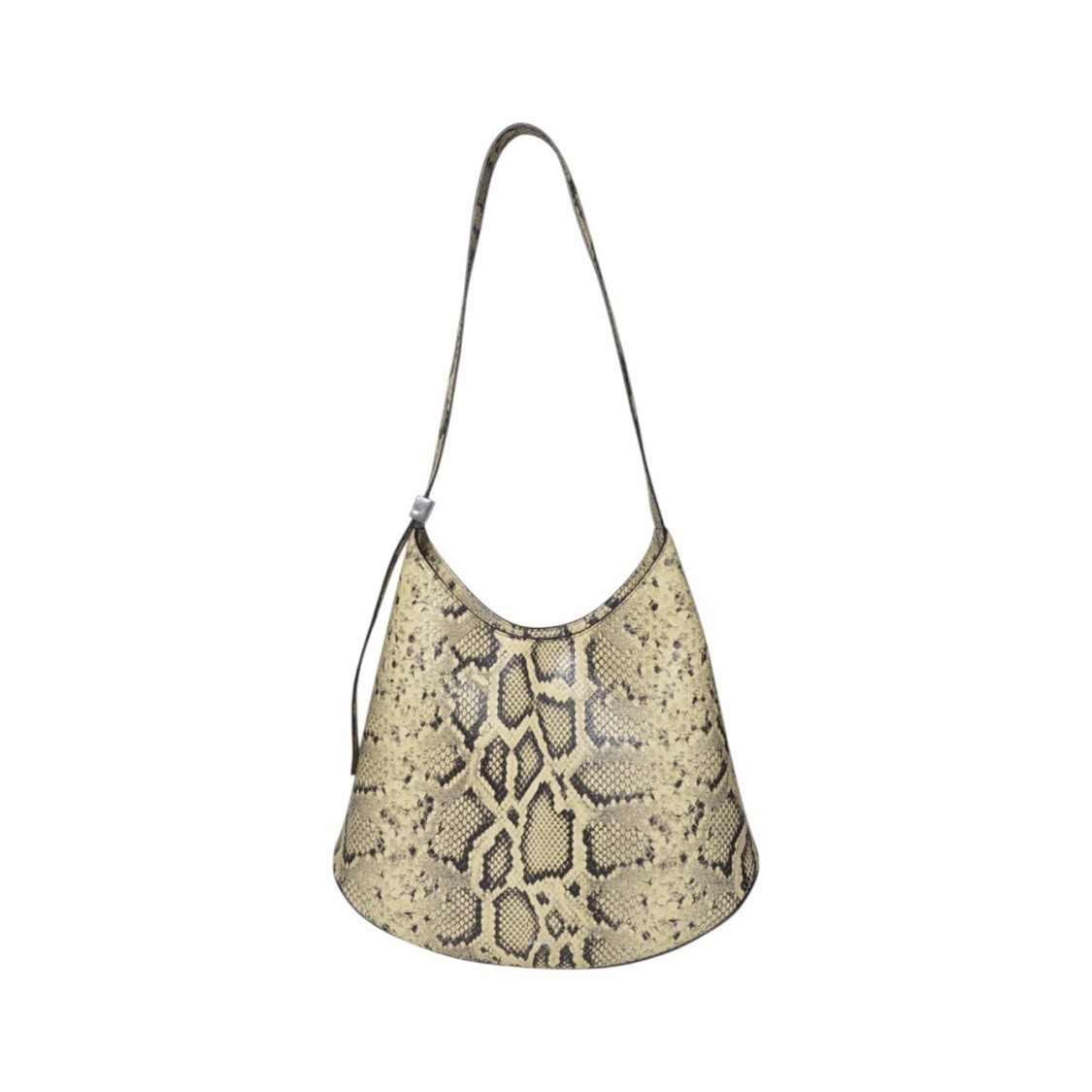 ショルダーバッグ・ポシェット Jil Sander Medium Eldorado Cream Python Leather Bag