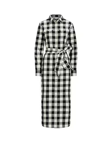 送料関税込【LAUREN RALPH LAUREN】BUFFALO CHECK BELTED DRESS