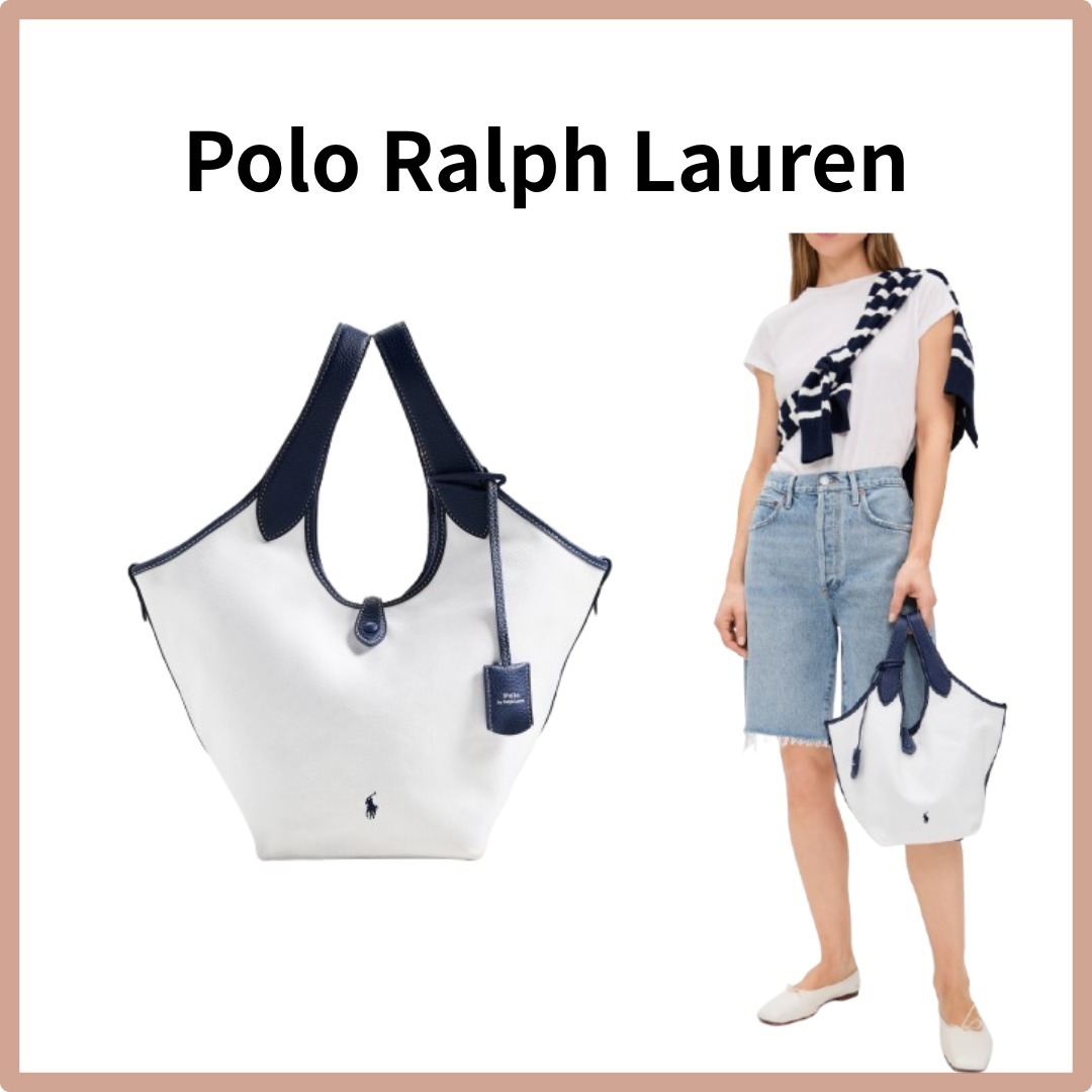 《POLO RALPH LAUREN》キャンバス トートバッグ ロゴ カジュアル