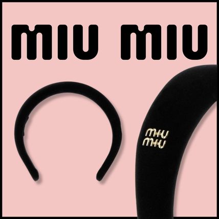 カチューシャ ベルベット MiuMiu(ミュウミュウ) - 海外通販のBUYMA
