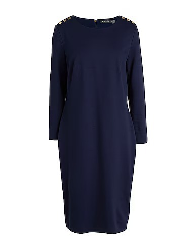 送関込【LAUREN RALPH LAUREN】PONTE THREE-QUARTER-SLEEVE DRES