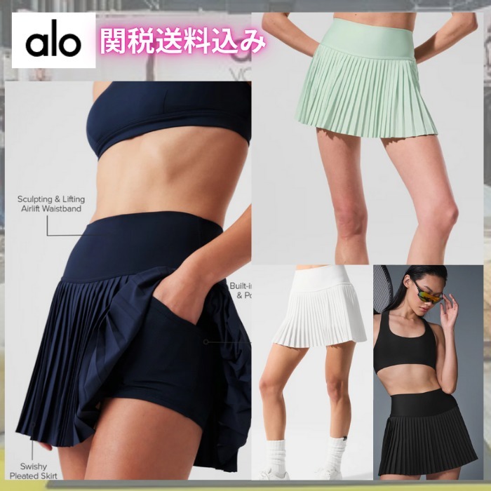【ベストセラー】★alo Yoga★ グランドスラム テニススカート