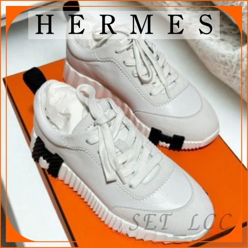 【新作】HERMES Bouncing｜洗練レザースニーカーで格上の足元に