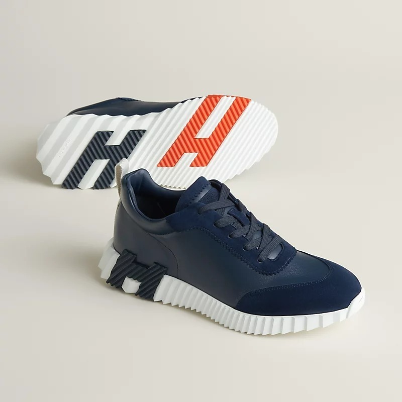 《HERMES》スニーカー バウンシング メンズ オーシャンブルー