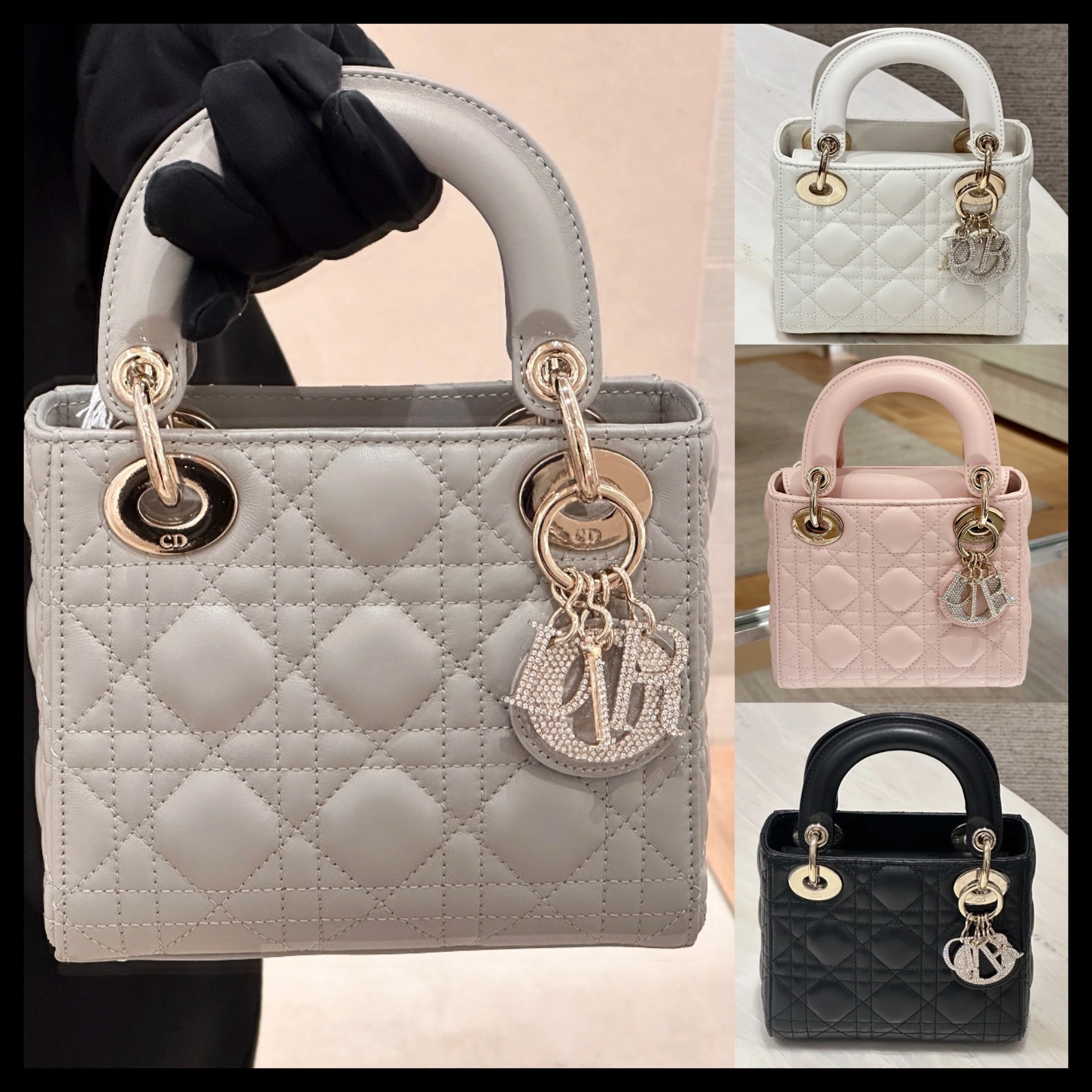 【洗練されたデザイン】DIOR Lady Dior バッグ ミニ