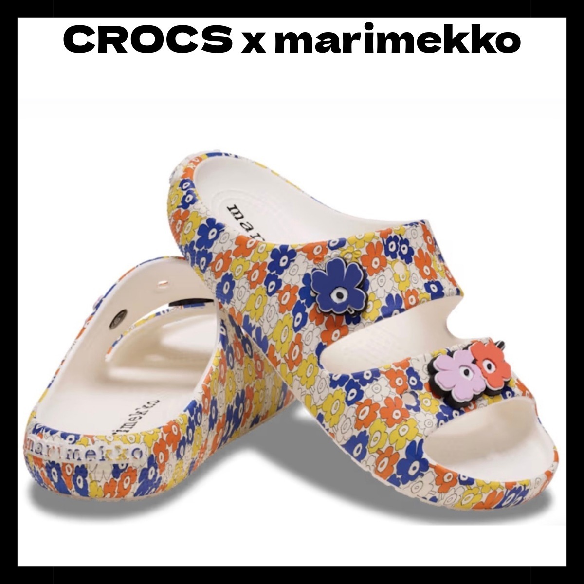 完売必至【CROCS x marimekko】ウニッコ サンダル クロックス