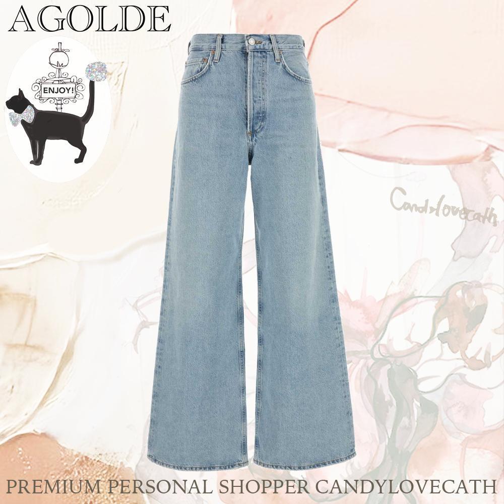 デニム・ジーパン AGOLDE Denim Dame Jean Wide-Leg Jeans