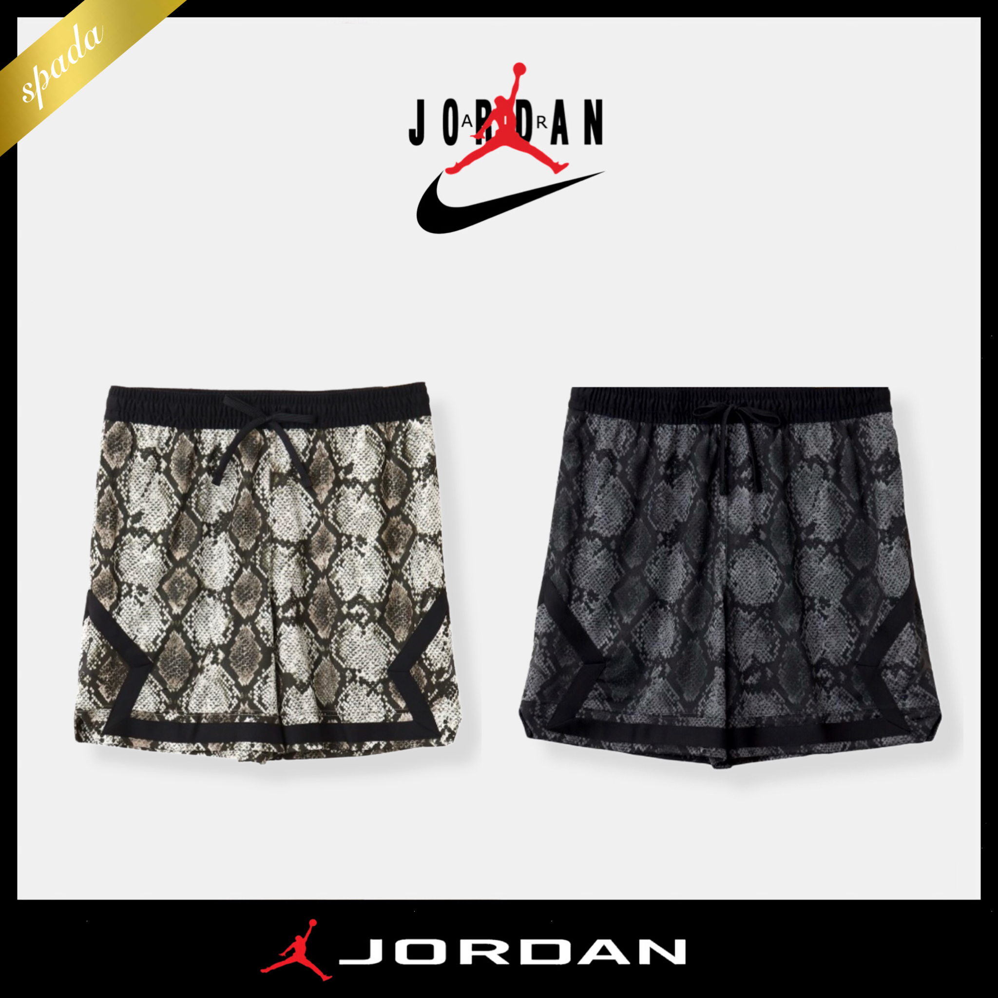 【Jordan】2カラー パイソンプリント ショートパンツ / 送料無料