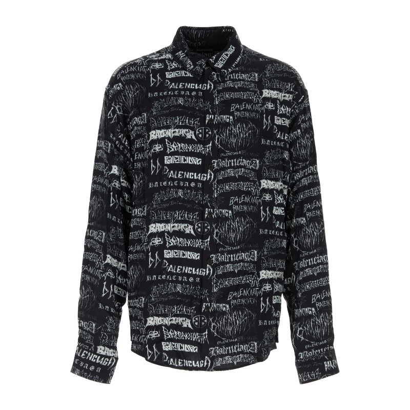 Tシャツ・カットソー BALENCIAGA SS24 CAMICIA (662983TPLE7 1000)