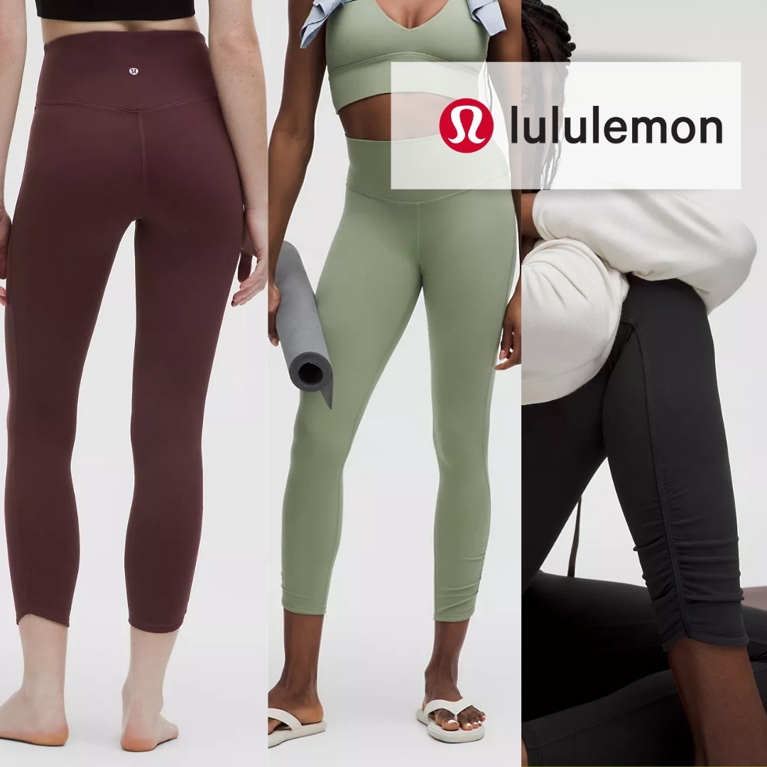 【lululemon】ペタル裾 Align Ruched Petal-Hem 25 レギンス