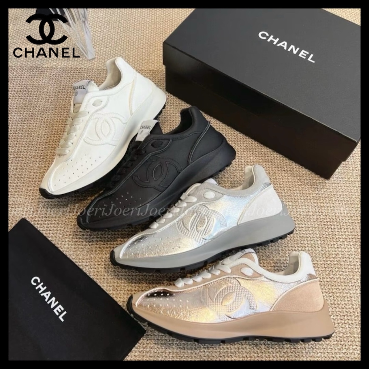 【普段使いしやすいデザイン♡】CHANEL スニーカー