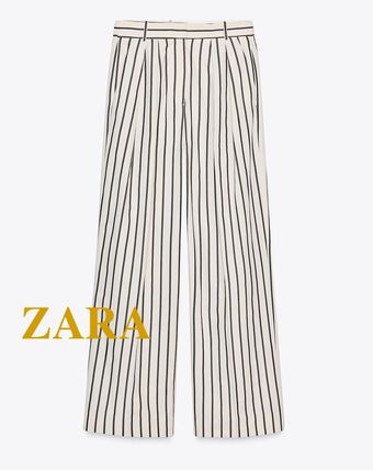 ストライプパンツ ZARA(ザラ) パンツ(レディース) - 海外通販のBUYMA