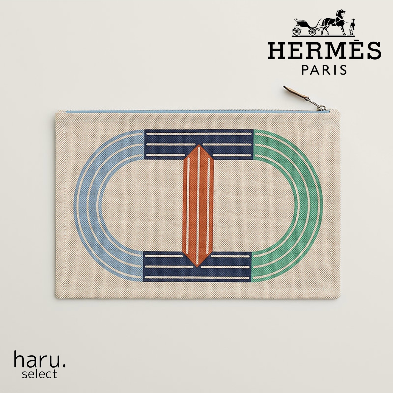 大人気＊上品【HERMES】Trousse Maillon Marin ポーチ