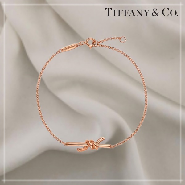 （New)Tiffany & Co. Tiffany Knot チェーンブレスレット