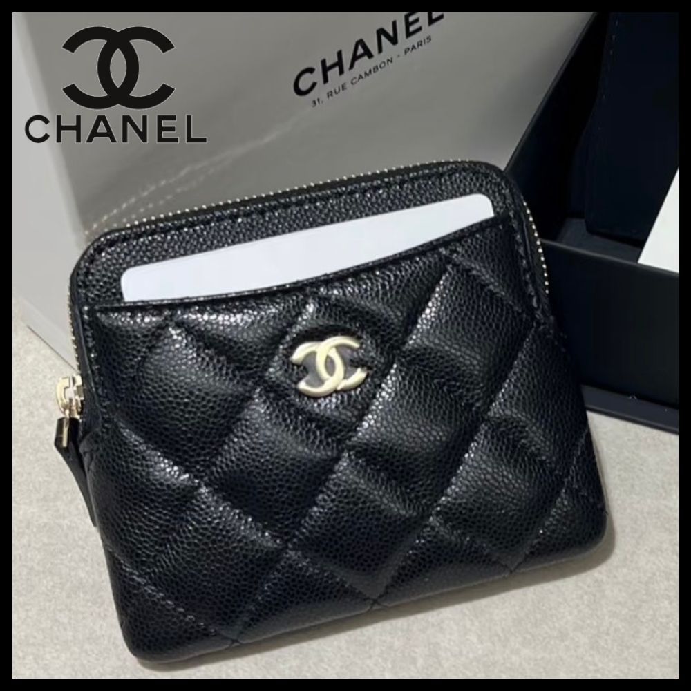 【プレゼントに♪】CHANEL シャネル ジップ コインパース