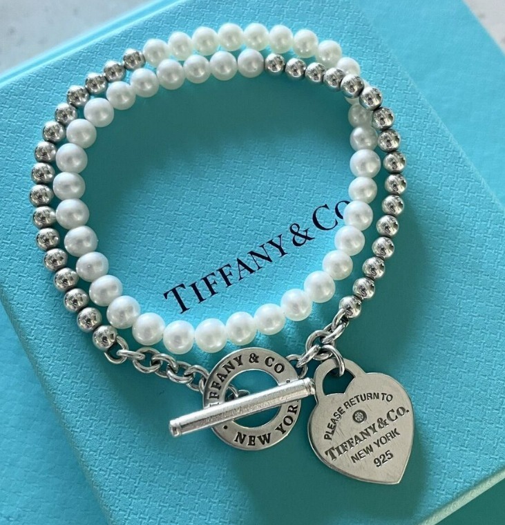 【関税込/国内即発】TIFFANY&Co. ラップ ビーズ ブレスレット