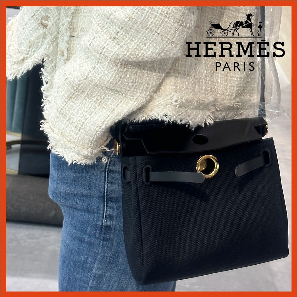 【実用性抜群】HERMES Herbag Zip 20 バッグ