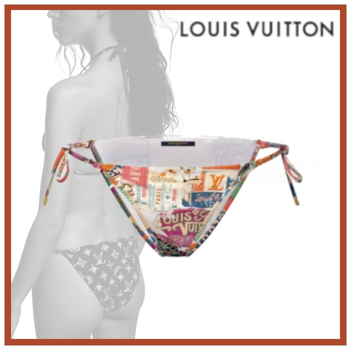 Louis Vuitton《トラベルパッチ ビキニボトム》ホワイト 直営店