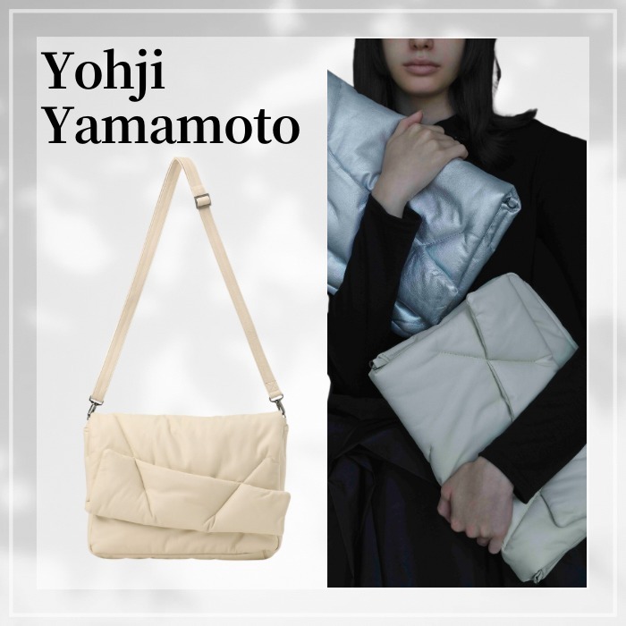 Yohji Yamamoto☆ FLUFFY アイボリー シンプル ショルダーバッグ