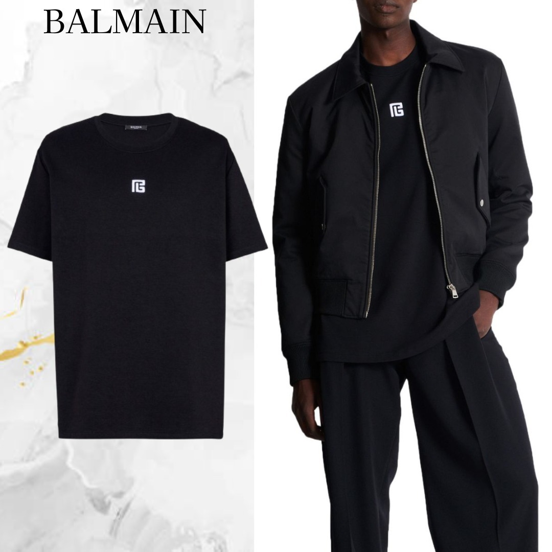☆送料関税込☆BALMAIN☆PB刺しゅう入り Tシャツ