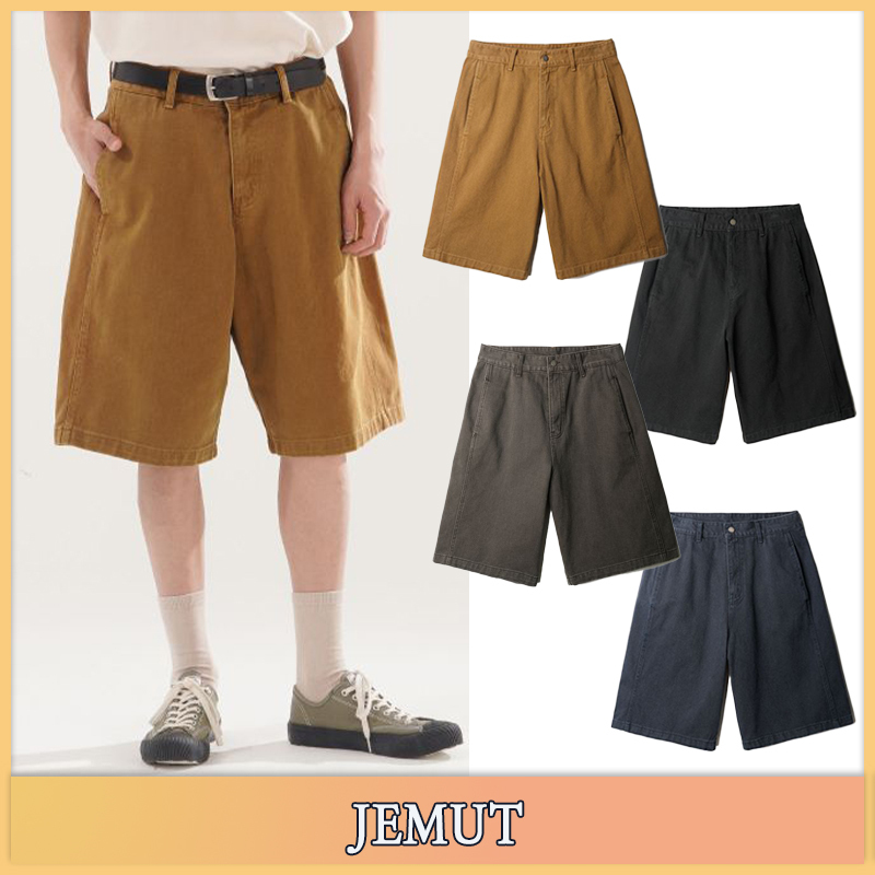 【JEMUT】★男女兼用★25SS スキルウォッシュドバミューダパンツ