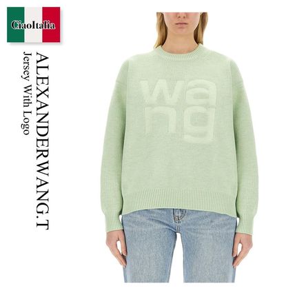 クリスマスツリー特価！ グリーン（緑）系 Alexander Wang(アレキサンダーワン) ニット レディースウェア