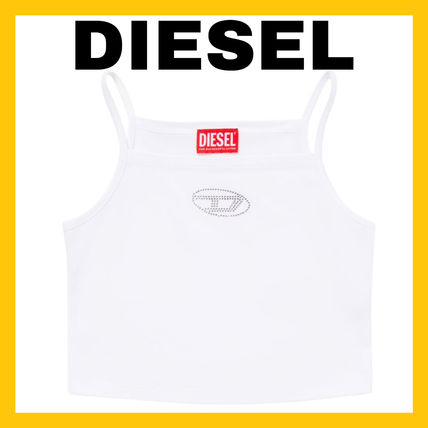 大人もOK★DIESEL ディーゼル ラインストーン ロゴ タンクトップ