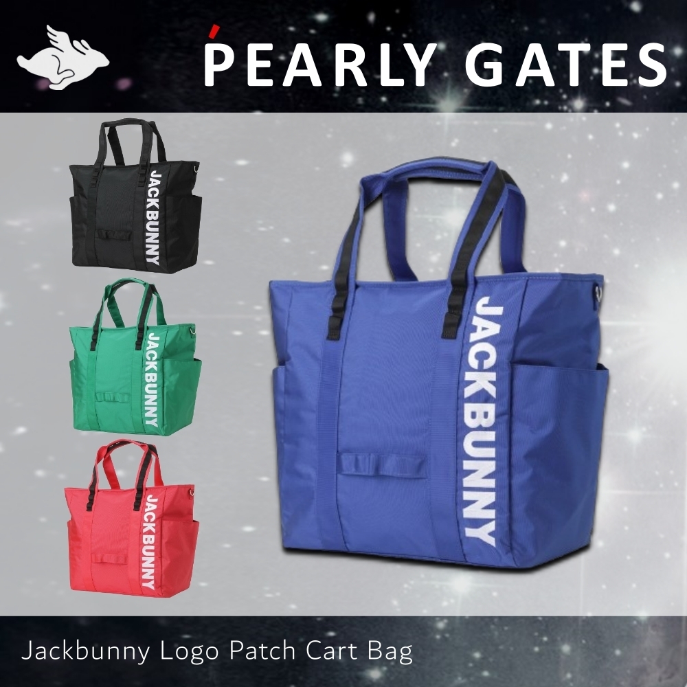 PEARLY GATES■共用 ジャックバニー ロゴ パッチ カートバッグ