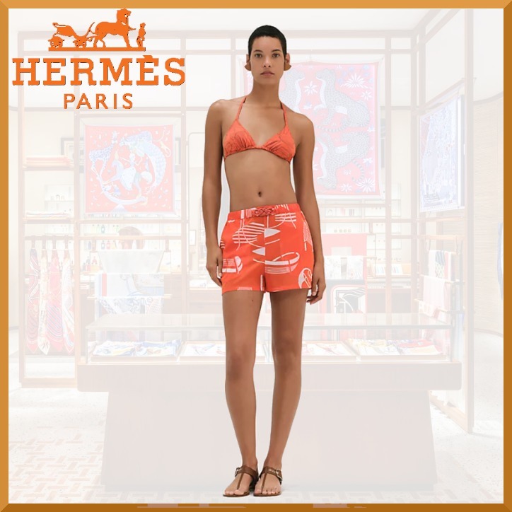 夏に大活躍♪ HERMES ビーチショートパンツ
