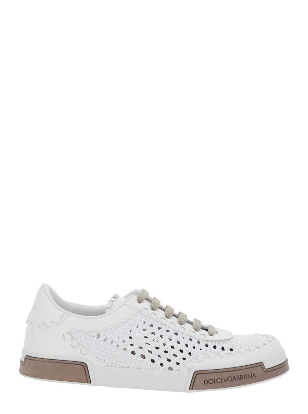 【送料&関税込】Dolce & Gabbana Mesh Panel Sneakers
