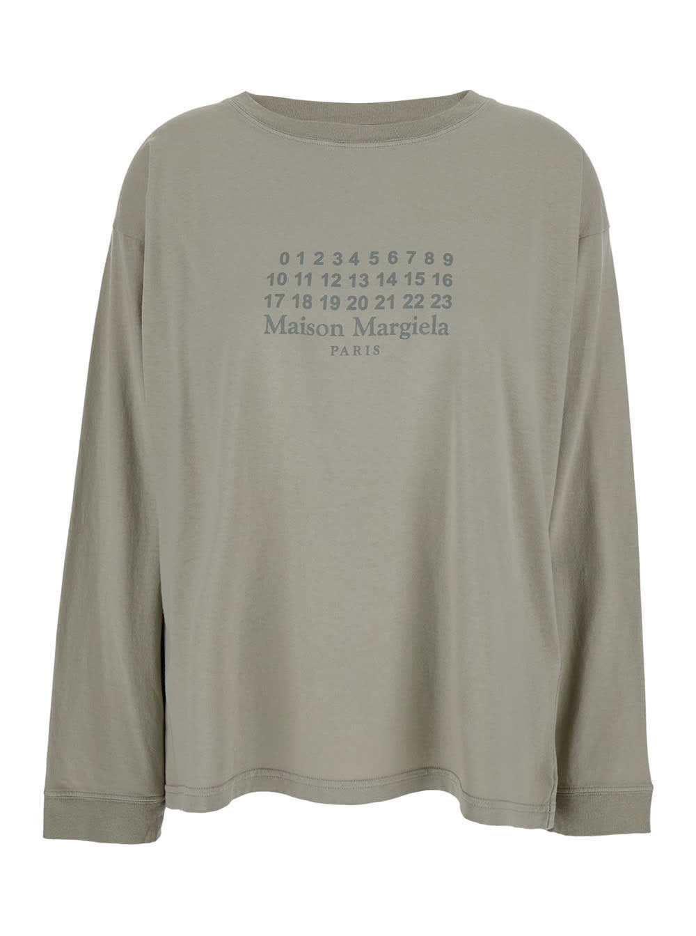 【送料&関税込】Maison Margiela Grey T-shirt With Crewneck A