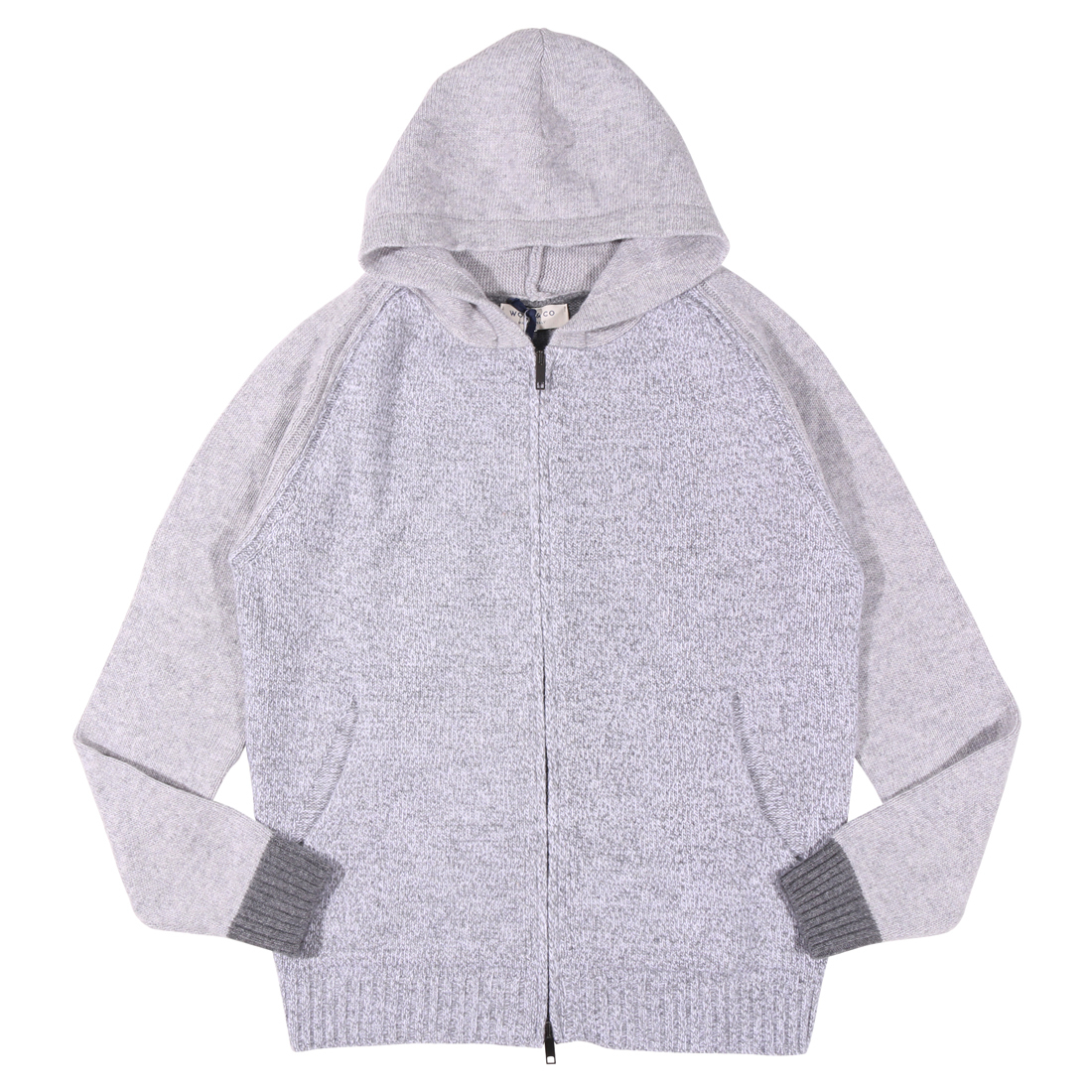 国内発送 WOOL&CO ニットパーカー