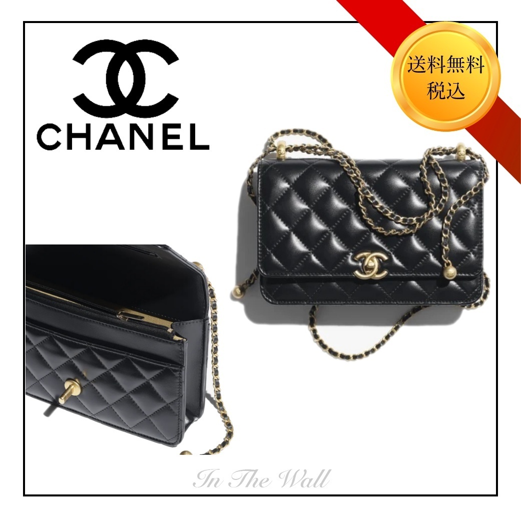 ラグジュアリー★送料込♪【CHANEL】25SSウォレットオンチェーン