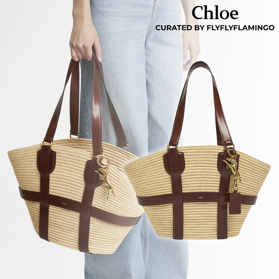 Chloe【クロエ】Kerala ラージ かご バスケット トートバッグ