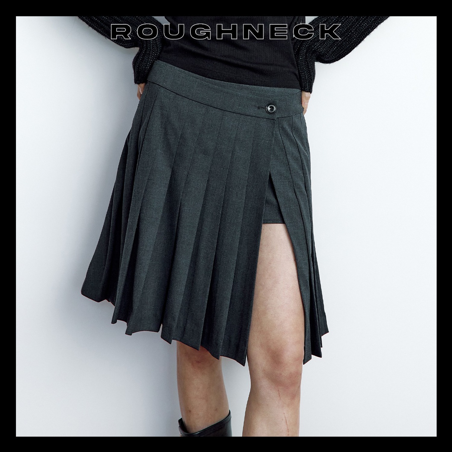 【ROUGHNECK】SIDE SLIT SKIRT スリット スカート