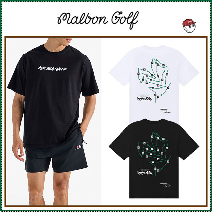 【MALBON GOLF】 [MALBON X FUTURA] AGUSTA T-shirt ■MAN
