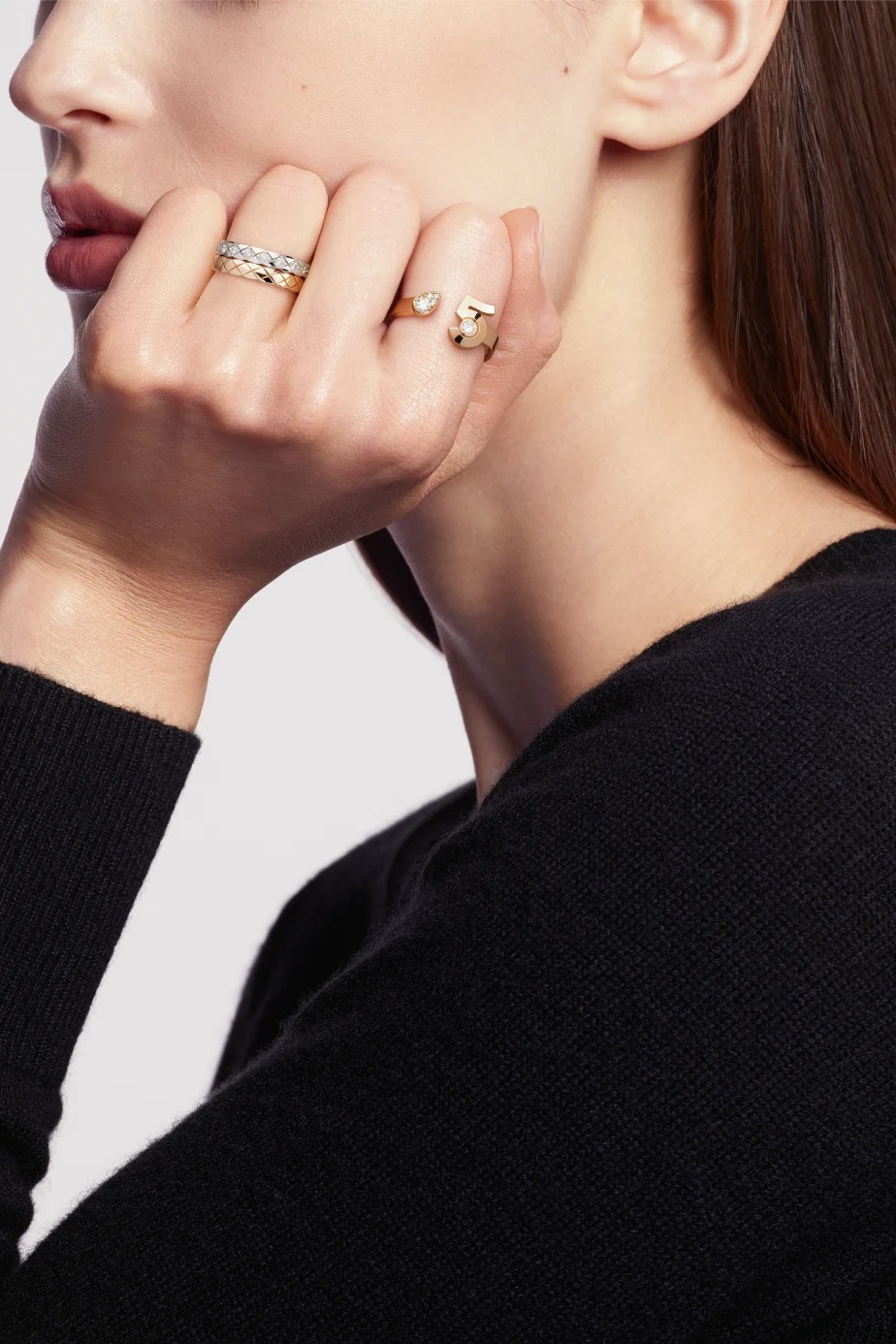 《美しい》CHANEL エクストレドゥ N°5 リング ベージュゴールド