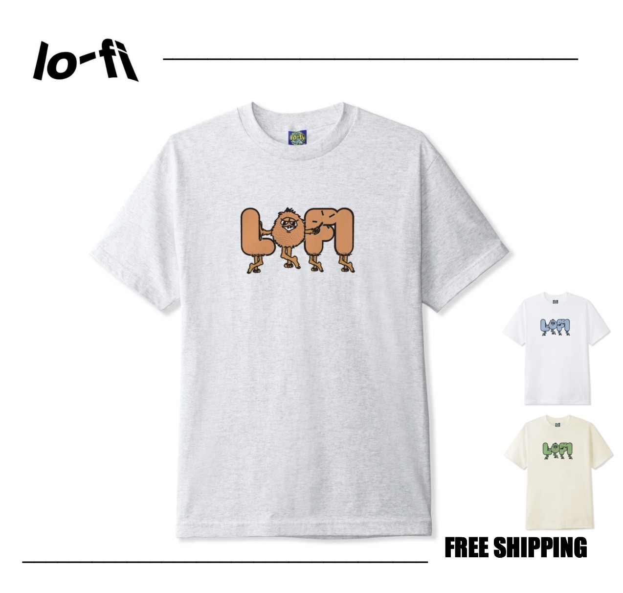 【 Lo-Fi 】Lo-Fi Character Tee