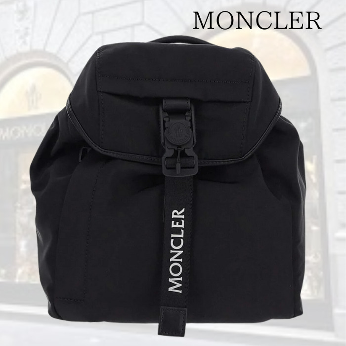 関税込★VIP価格【MONCLER】ロゴ プリント バックパック