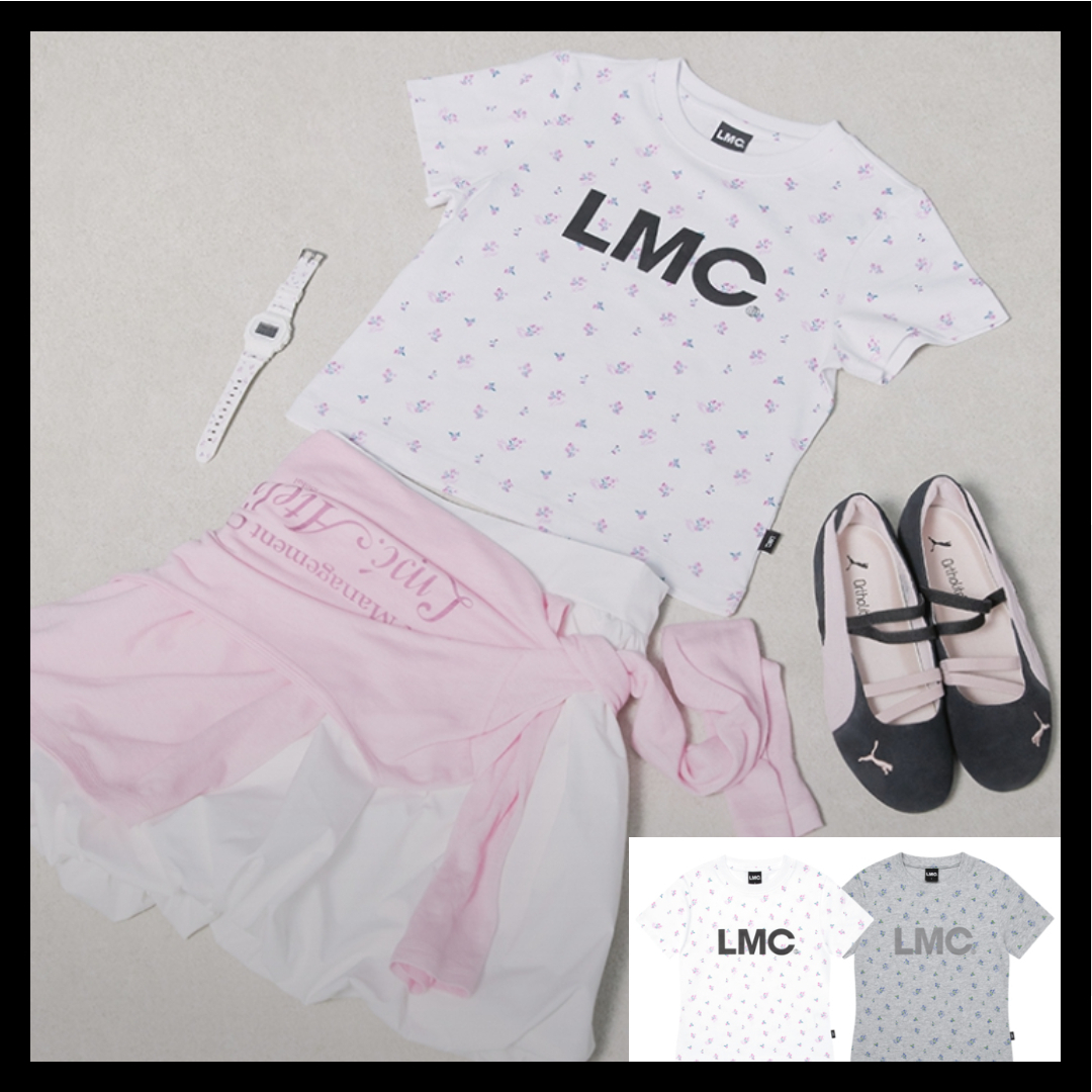 LMC★OGフラワーロゴクロップT
