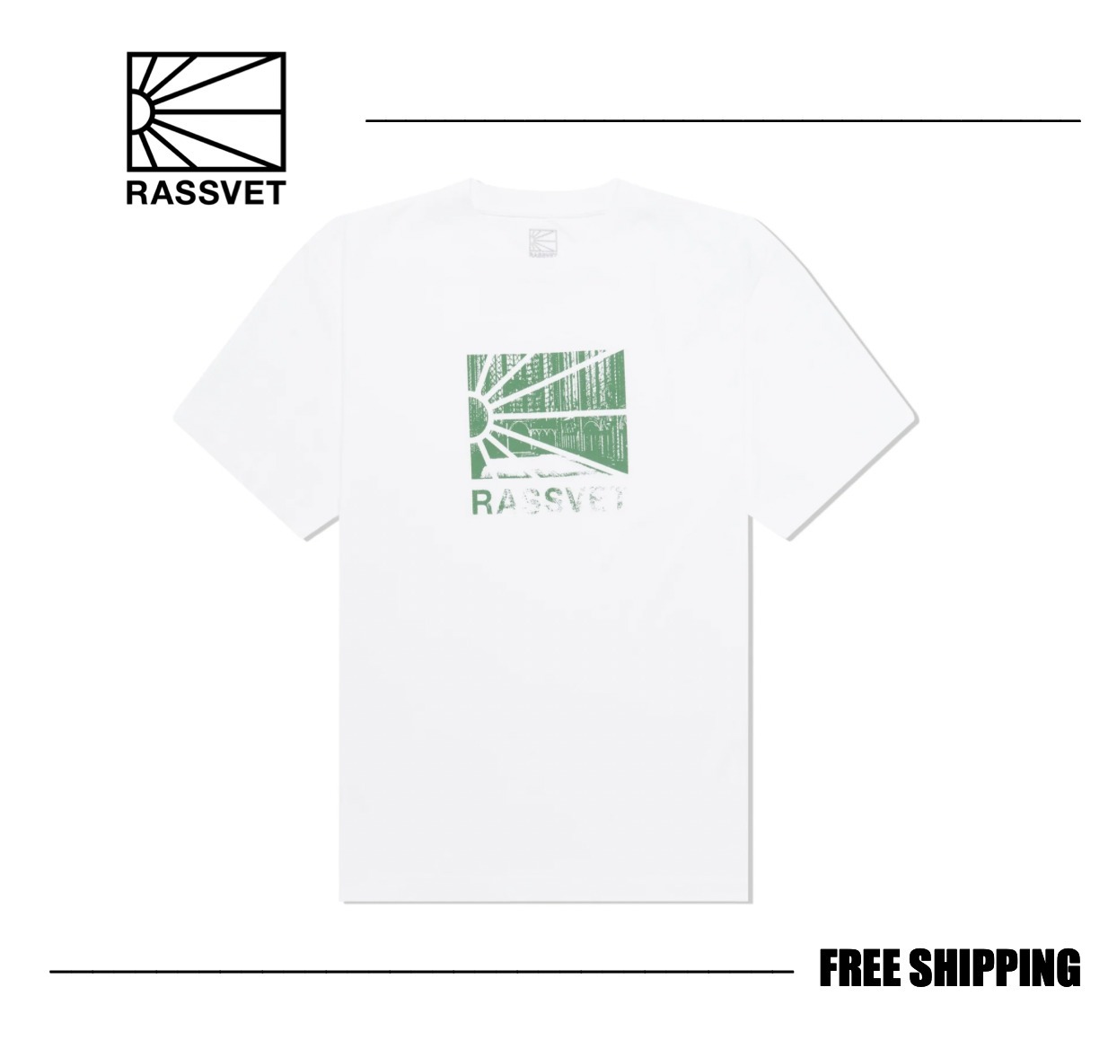 【RASSVET】ラスベート Ray Logo Tee