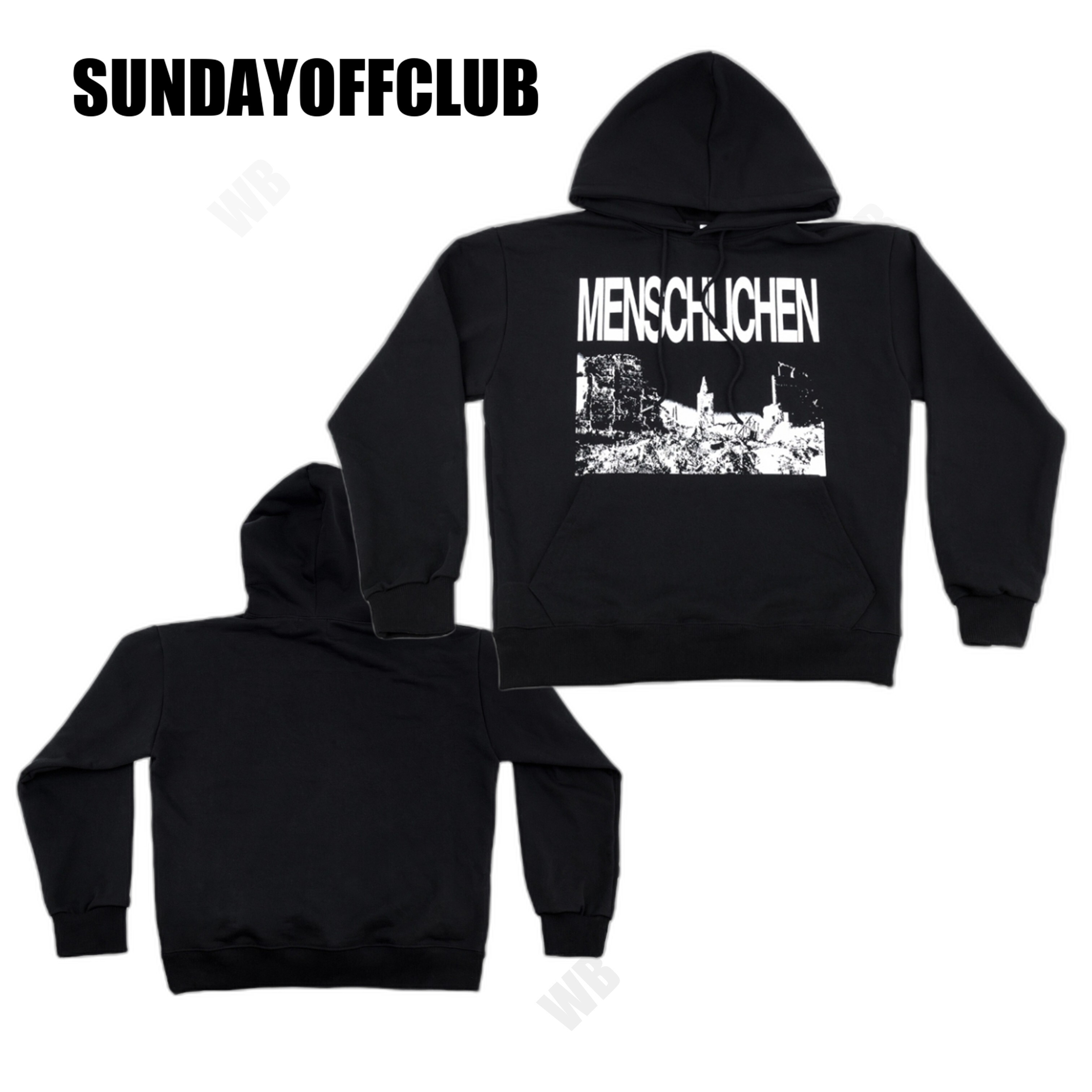 [SUNDAYOFFCLUB] MENSCHLICHEN Heavy Terry Hoodie ☆送料込☆
