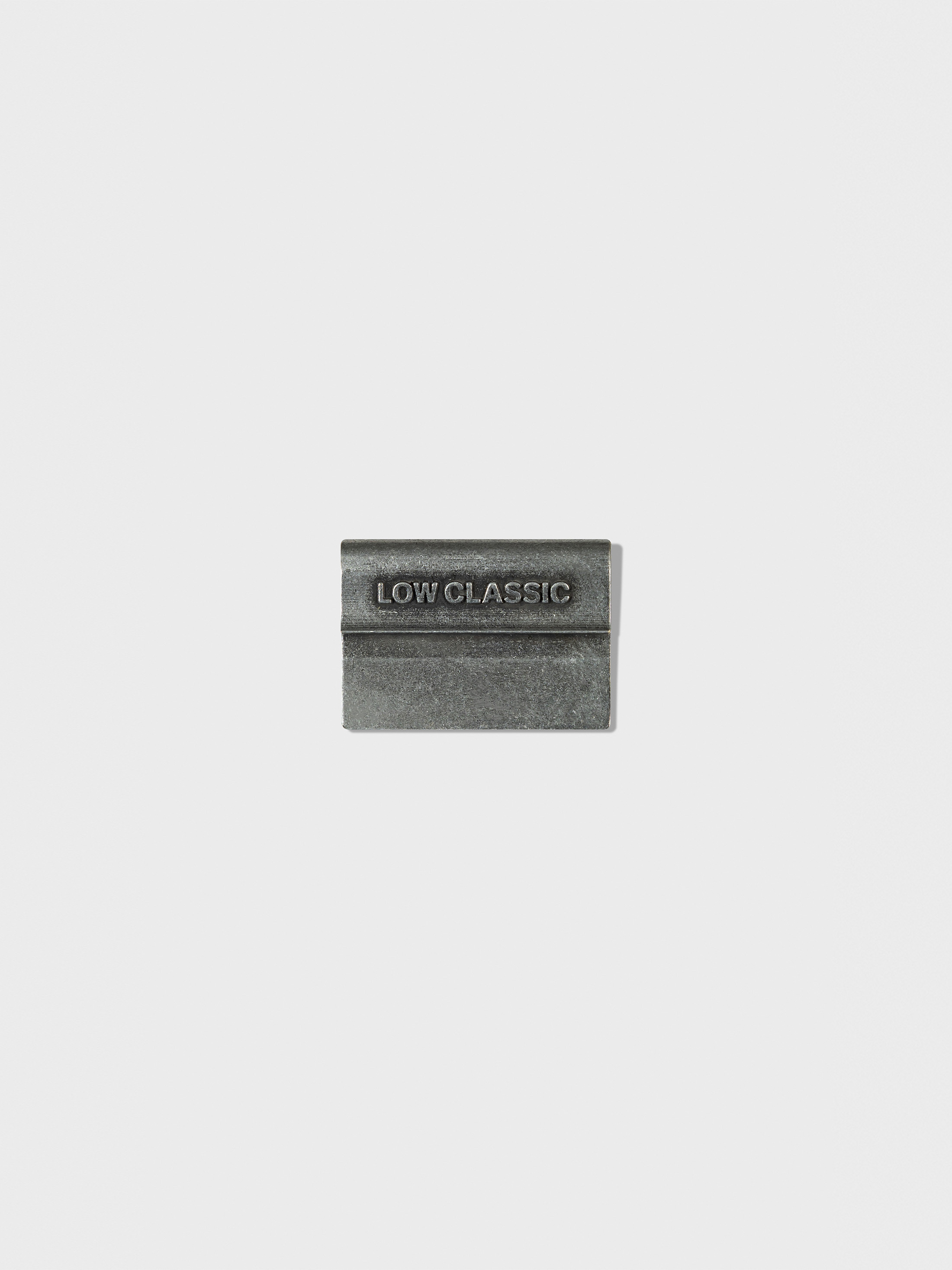 [LOW CLASSIC] / ☆ 25SS WIDE LOGO CLIP / VINTAGE SILVER