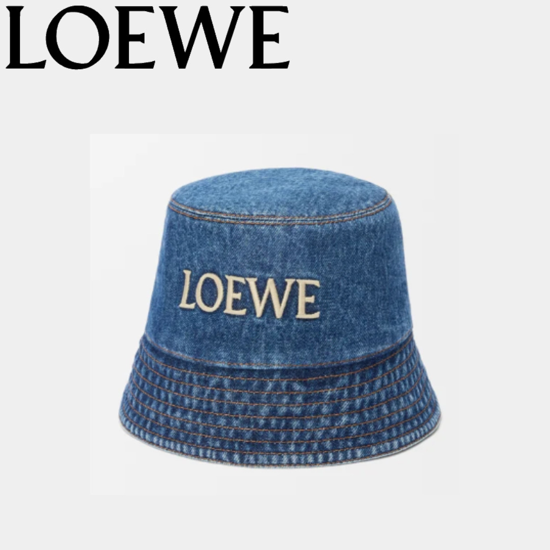 新作！【LOEWE】デニムバケットハット☆直営店買付