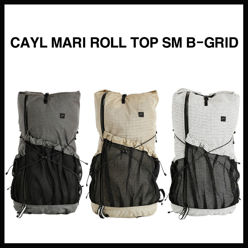 【CAYL】MARI ROLL TOP SM B-GRID (26L-30L)