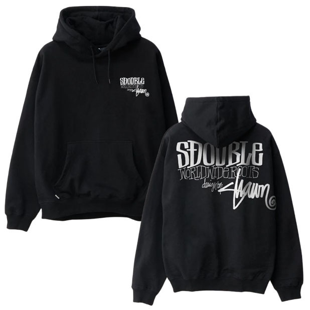 【S/Double】 World Wide Roots Hood ブラック